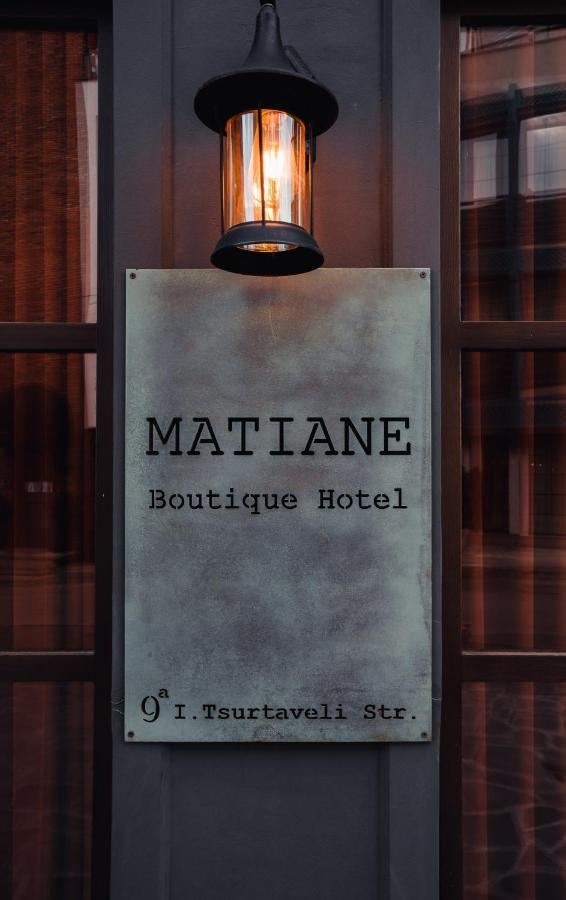 טביליסי Matiane Boutique Hotel מראה חיצוני תמונה